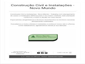 Construção Civil - Prestação de Serviços Residenciais - Novo Mundo - Photo 0