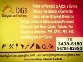 Reforma e Construção Civil e Redes de Proteção DIG3 LTDA - Photo 7